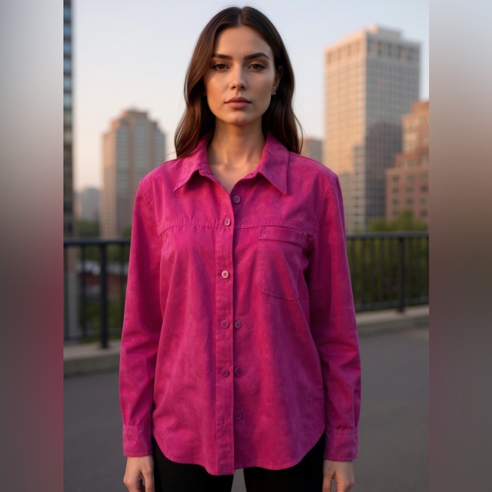 Draper’s and Damon’s Ladies Suede Blouse (inv# 96)